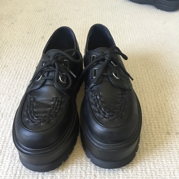 koi Black Men\'s Chunky Lace-Up Loafers main image 6